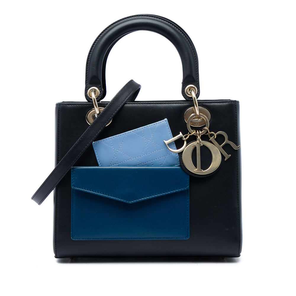 Pre-Loved Dior Medium Calfskin Pockets Lady Dior